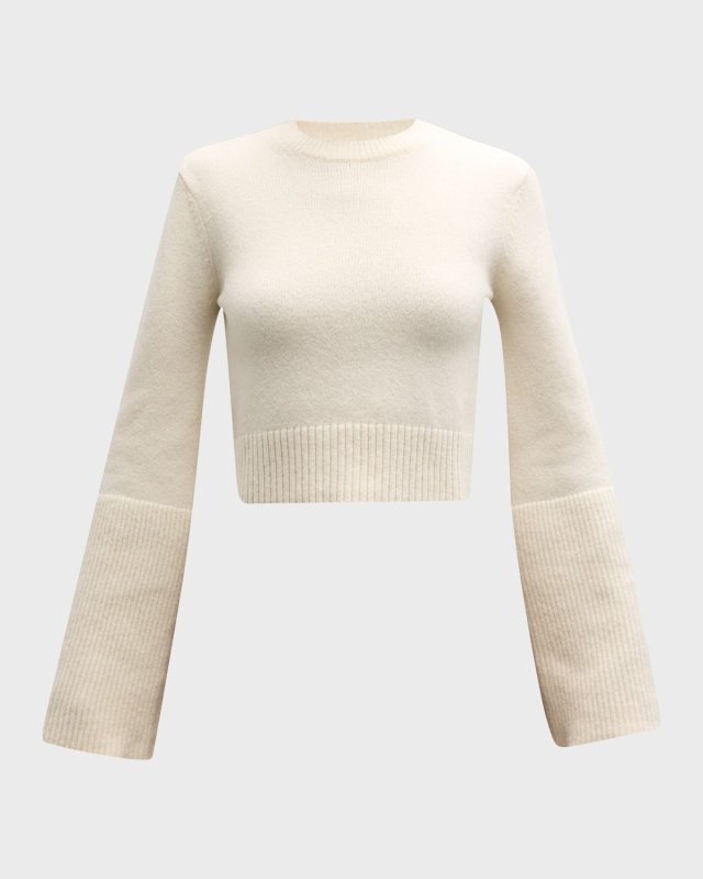 Clover Crewneck Wool-Blend Sweater